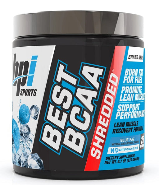 BPI Sports Best BCAA Shredded, Blue Raz - 275 grams - Default Title - Sports Supplements at MySupplementShop by BPI Sports