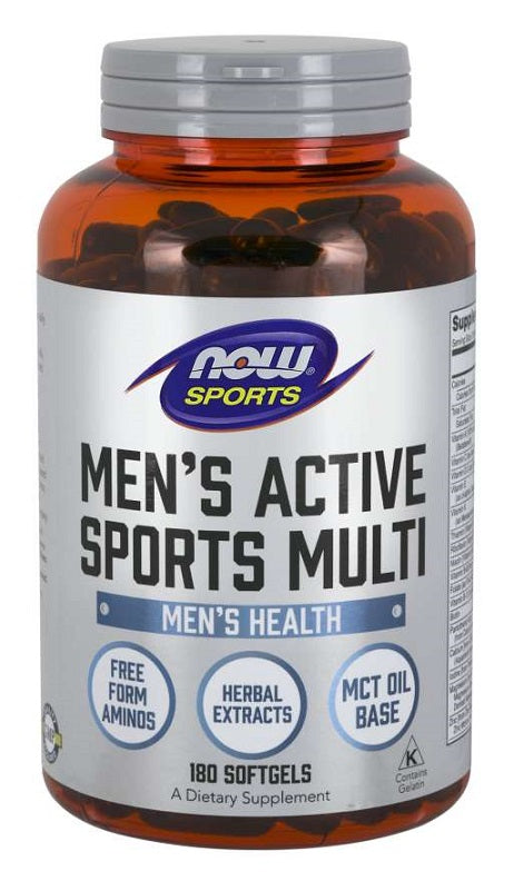 NOW Foods Men's Active Sports Multi - 180 softgels - Vitamins & Minerals at MySupplementShop by NOW Foods