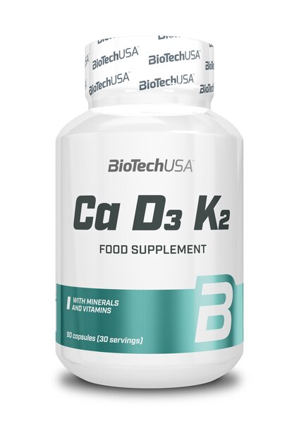 BioTechUSA Ca D3 K2 - 90 caps - Sports Supplements at MySupplementShop by BioTechUSA