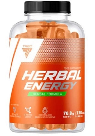 Trec Nutrition Herbal Energy - 120 caps - Health and Wellbeing at MySupplementShop by Trec Nutrition