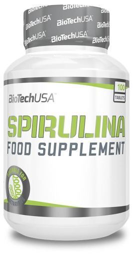 BioTechUSA Spirulina - 100 tablets - Sports Supplements at MySupplementShop by BioTechUSA