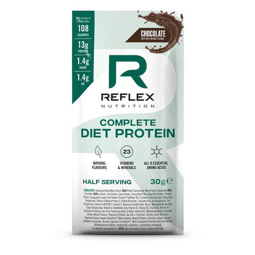 Reflex Nutrition Complete Diet Protein, Chocolate - 30g (1 serving) - Default Title - Protein at MySupplementShop by Reflex Nutrition