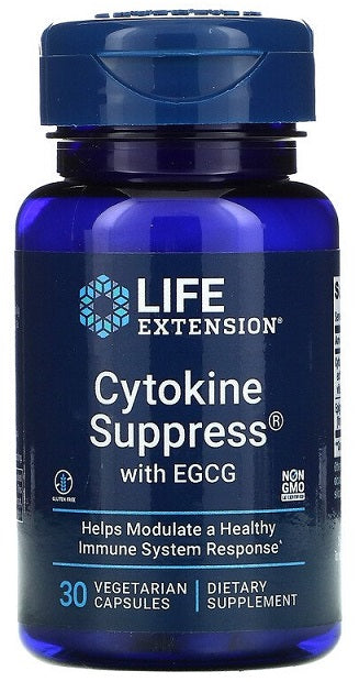 Life Extension Cytokine Suppress with EGCG - 30 vcaps - Health and Wellbeing at MySupplementShop by Life Extension