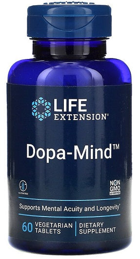 Life Extension Dopa-Mind - 60 vegetarian tabs - Vitamins, Minerals & Supplements at MySupplementShop by Life Extension