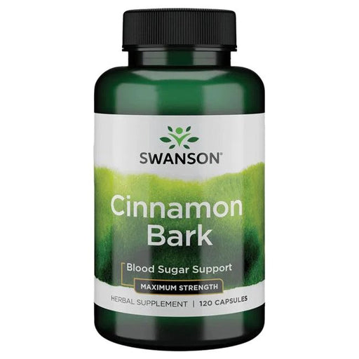 Swanson Cinnamon Bark, Maximum Strength - 120 caps - Special Formula at MySupplementShop by Swanson