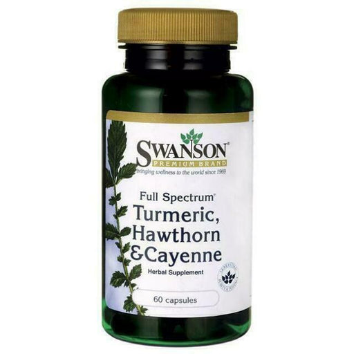 Swanson Turmeric, Hawthorn & Cayenne - 60 caps - Special Formula at MySupplementShop by Swanson