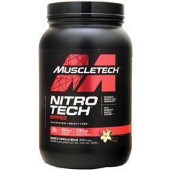 MuscleTech Nitro-Tech Ripped, French Vanilla Bean - 907 grams - Default Title - Protein at MySupplementShop by MuscleTech