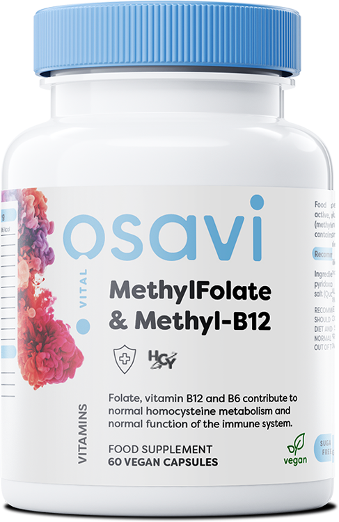 Osavi MethylFolate & Methyl-B12 - 60 vegan caps - Vitamins & Minerals at MySupplementShop by Osavi