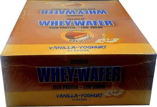 Weider Whey-Wafer, Vanilla Yoghurt - 12 bars - Default Title - Protein Bars at MySupplementShop by Weider