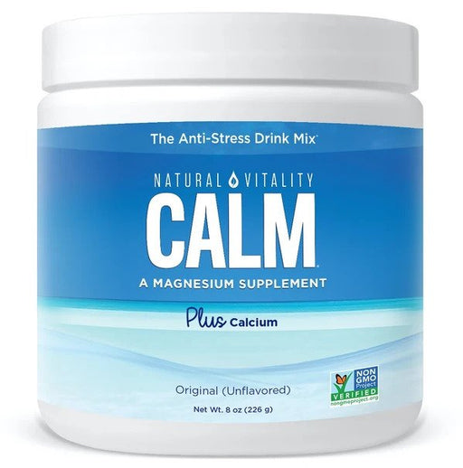 Natural Vitality Natural Calm Plus Calcium Unflavored  226g - Vitamins & Minerals at MySupplementShop by Natural Vitality