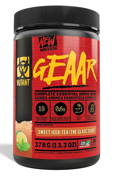 Mutant GEAAR, Sweet Iced Tea - 378 grams - Default Title - Amino Acids and BCAAs at MySupplementShop by Mutant