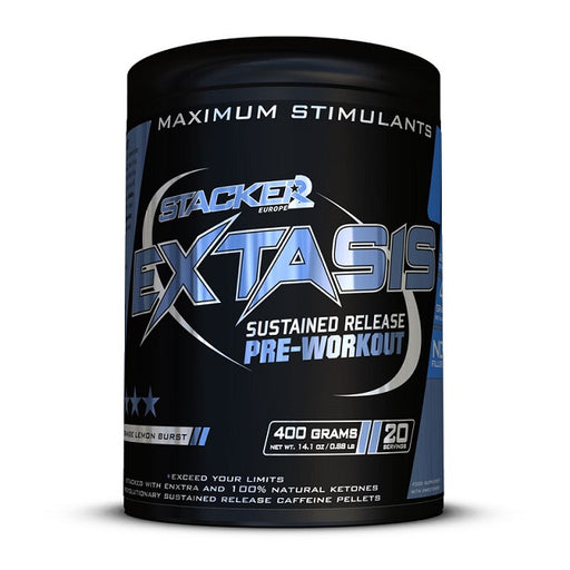 Stacker2 Europe Extasis, Orange Lemon Burst - 400 grams - Default Title - Pre & Post Workout at MySupplementShop by Stacker2 Europe