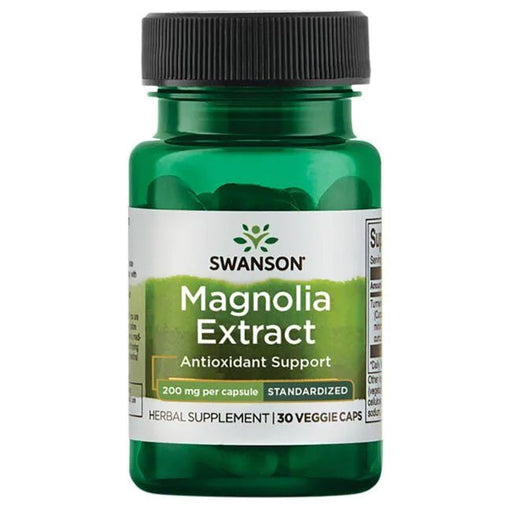 Swanson Magnolia Extract, 200mg - 30 vcaps - Health and Wellbeing at MySupplementShop by Swanson