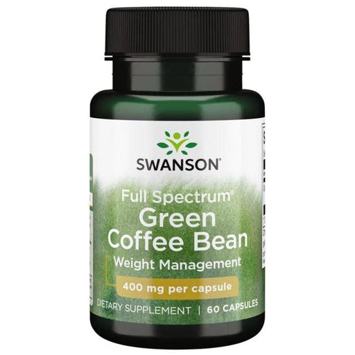 Swanson Full Spectrum Green Coffee Bean, 400mg - 60 caps - Health and Wellbeing at MySupplementShop by Swanson