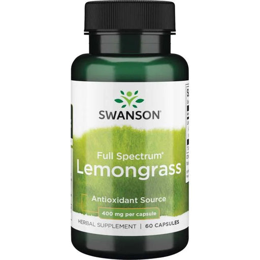 Swanson Full Spectrum Lemongrass, 400mg - 60 caps - Health and Wellbeing at MySupplementShop by Swanson