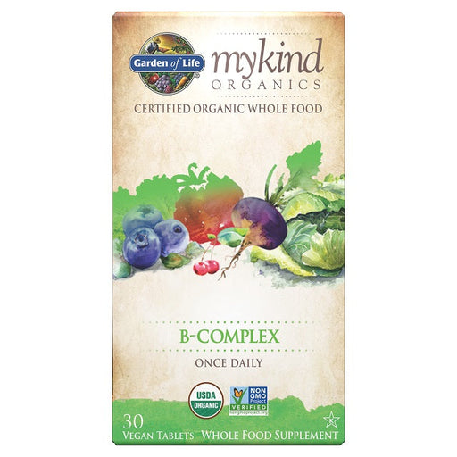 Garden of Life Mykind Organics B-Complex - 30 vegan tabs - Vitamins & Minerals at MySupplementShop by Garden of Life