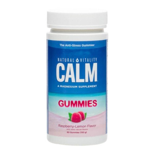 Natural Vitality Calm Gummies, Raspberry Lemon - 60 gummies - Sports Supplements at MySupplementShop by Natural Vitality