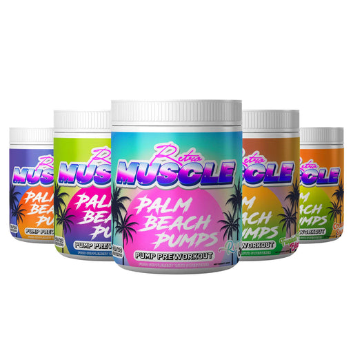 Retro Muscle Palm Beach Pumps 480g - Health & Nutrition at MySupplementShop by Retro Muscle