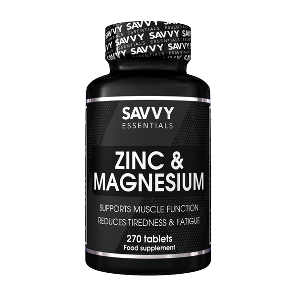 Savvy Essentials Zinc & Magnesium - 270 Tablets - Mineral Supplement at MySupplementShop by Savvy Nutrition