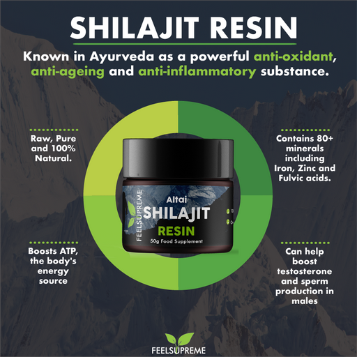 Feel Supreme Altai Shilajit Resin 50g - Sports Nutrition at MySupplementShop by Feel Supreme